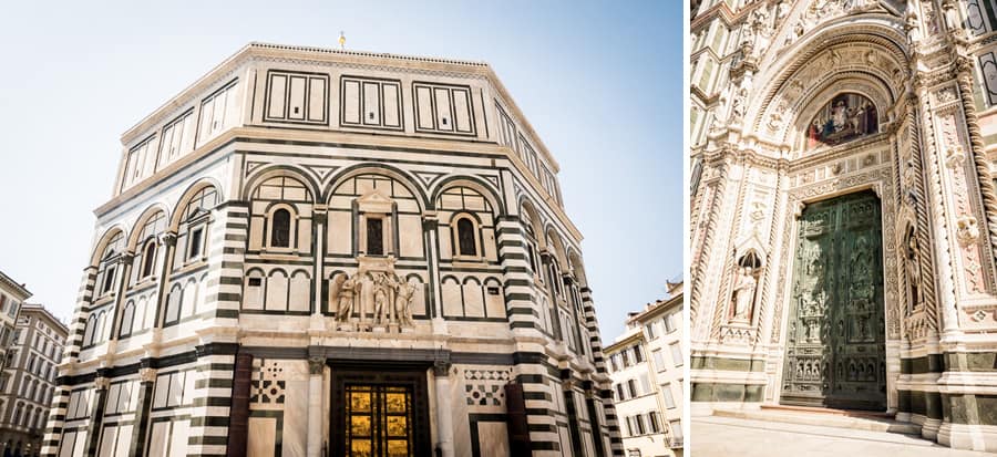 Santa Maria del fiore Cathedral Florence main entrance