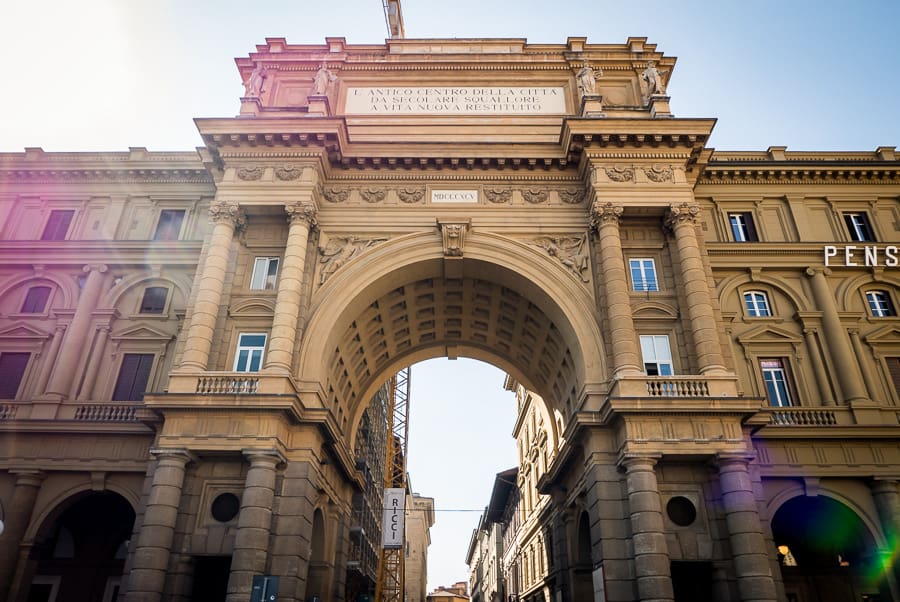 Piazza della repubblica florence arcone