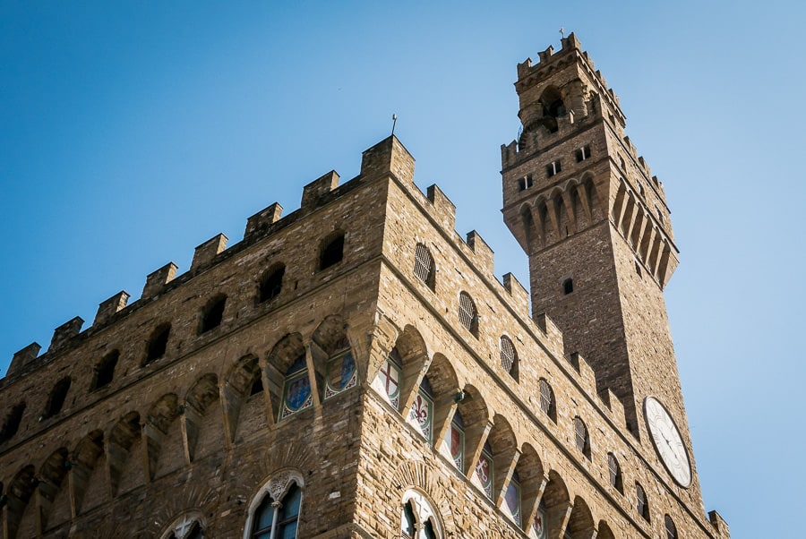 Palazzo vecchio florence piazza della signoria campanile