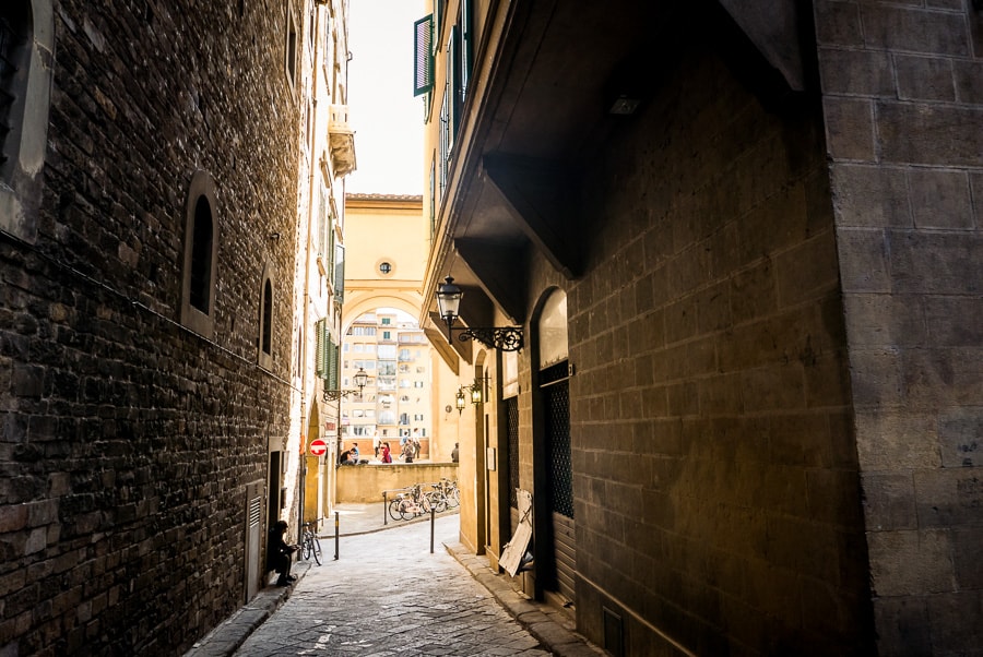 Florence center town street