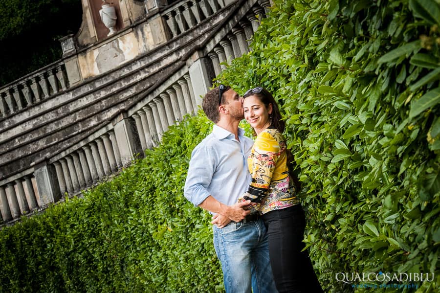 engagement photo boboli garden florence