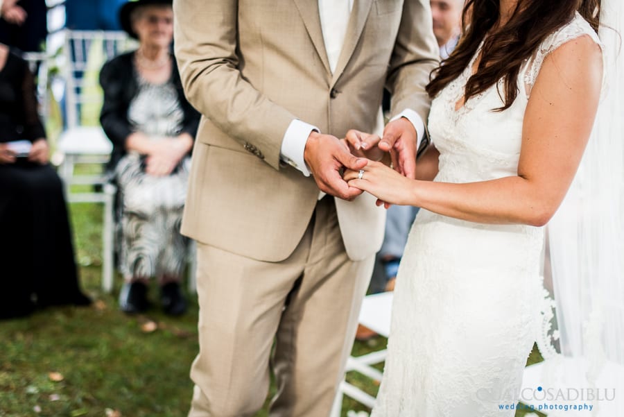 ceremony exchanging of the rings