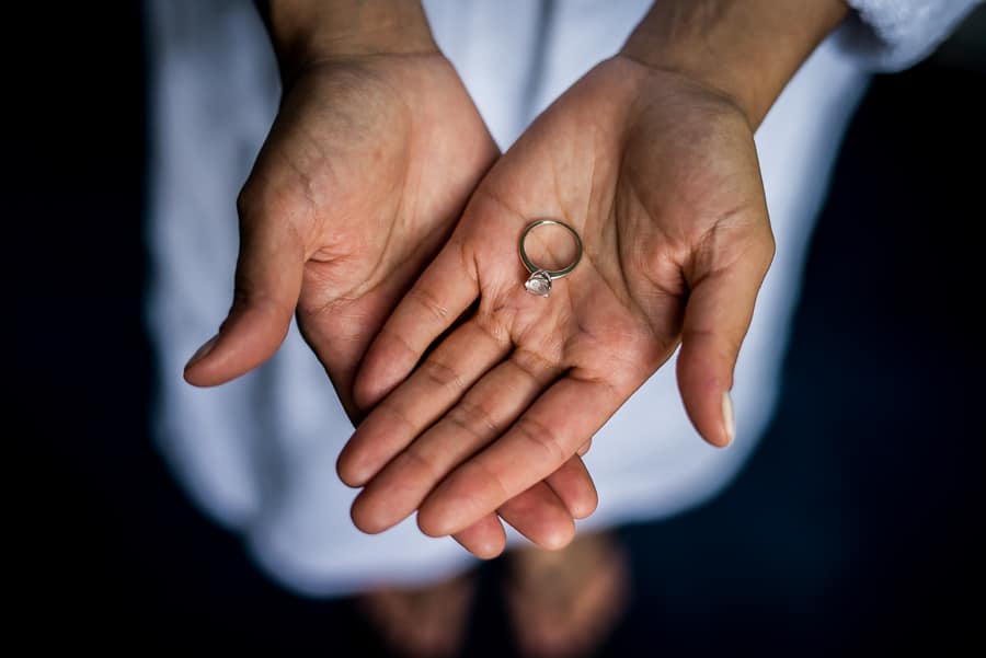 wedding ring hands love symbol