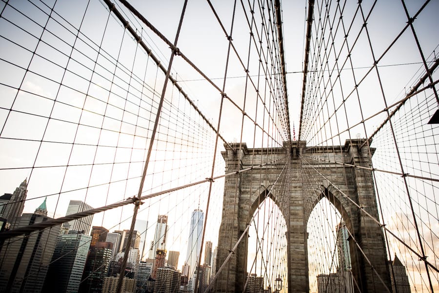 brooklyn bridge point of view NY