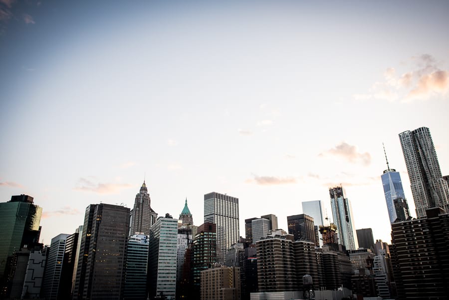 new york skyline engagement background