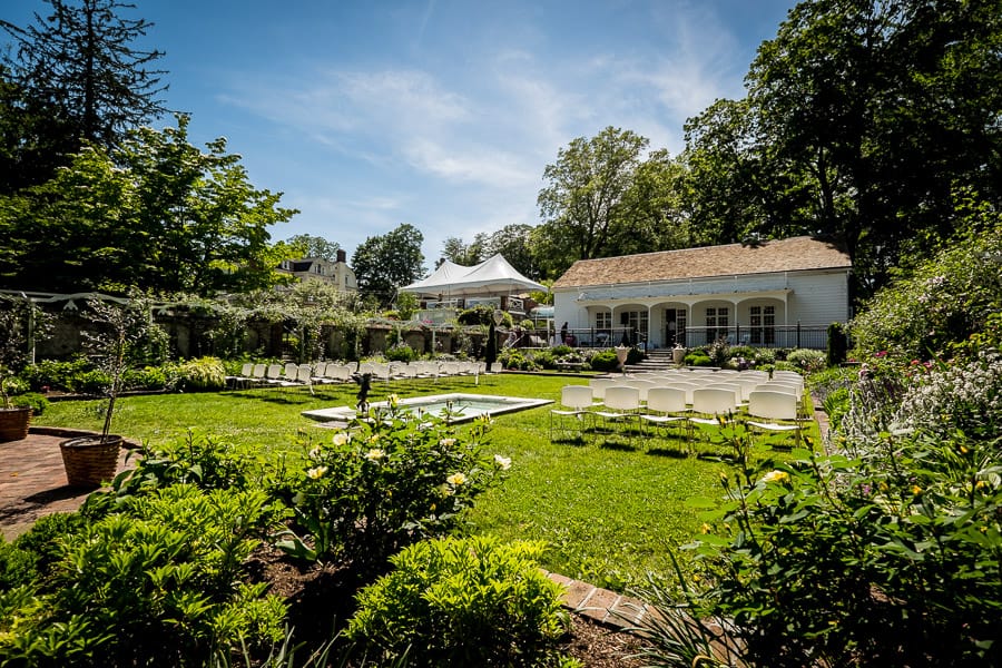 keeler tavern museum wedding ceremony garden