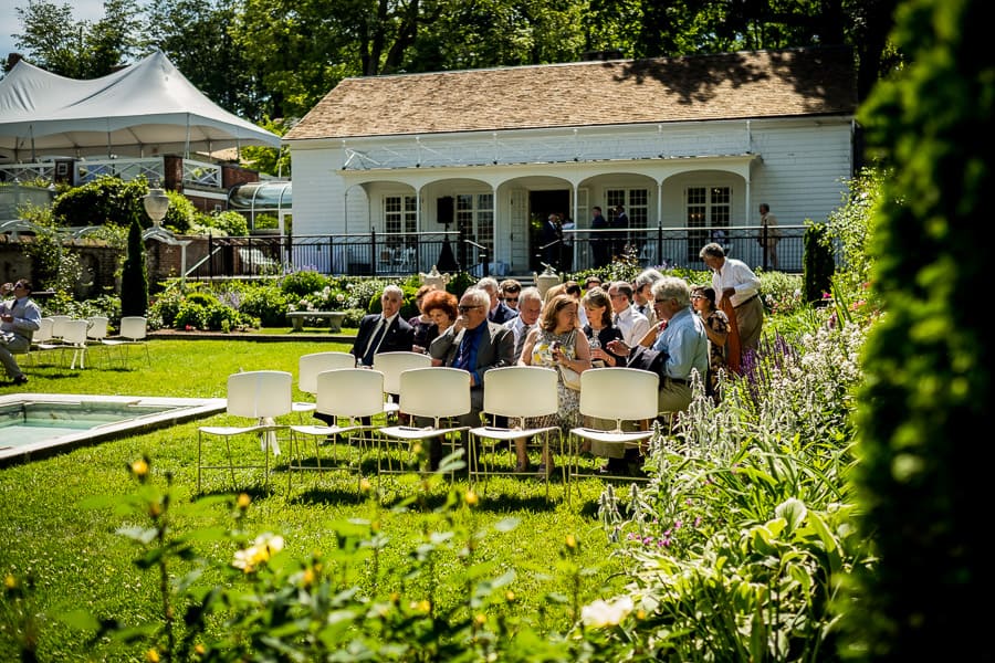 ceremony guests keeler tavern museum ct garden