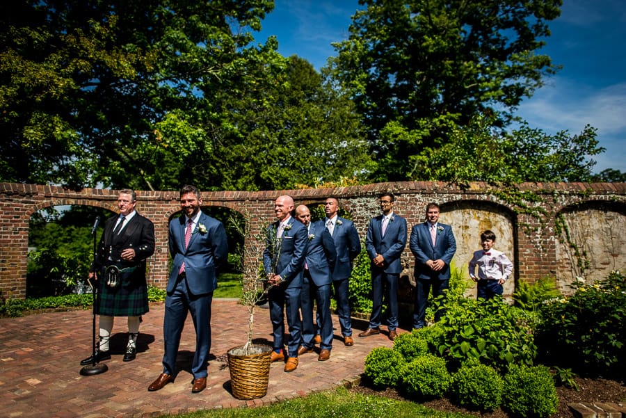 wedding groom best men keeler tavern museum ct