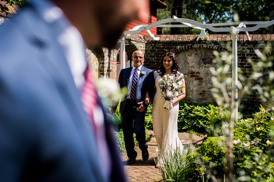 bride with father