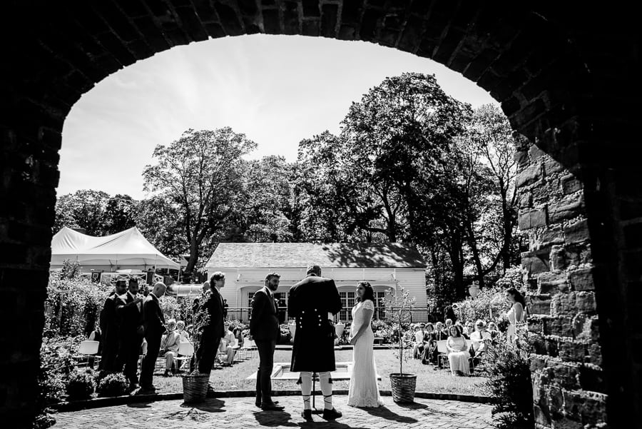 wedding bride groom ceremony keeler tavern museum