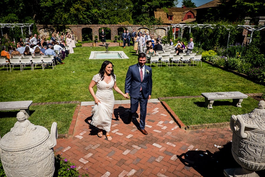 just married keeler tavern museum bride groom