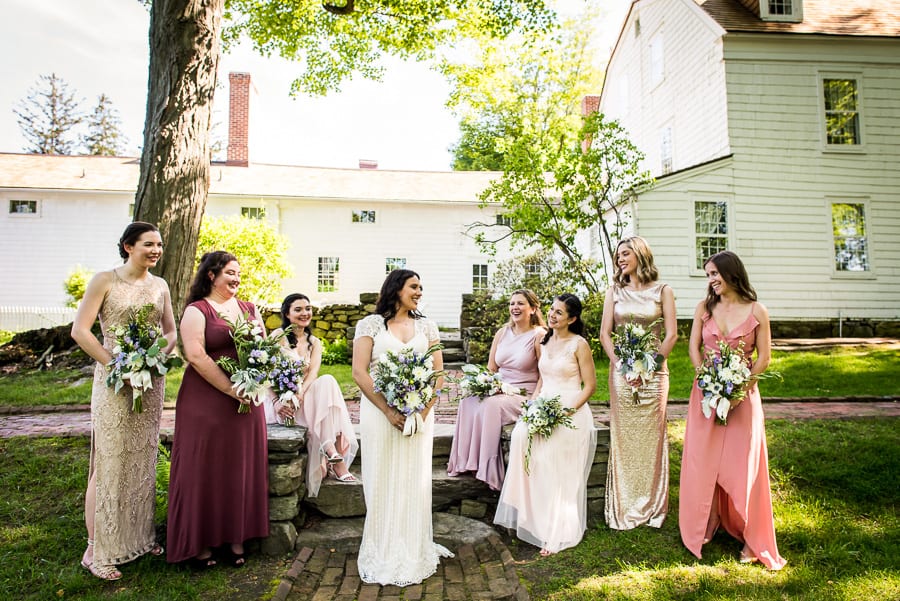 bridal party keeler tavern museum ridgefield ct