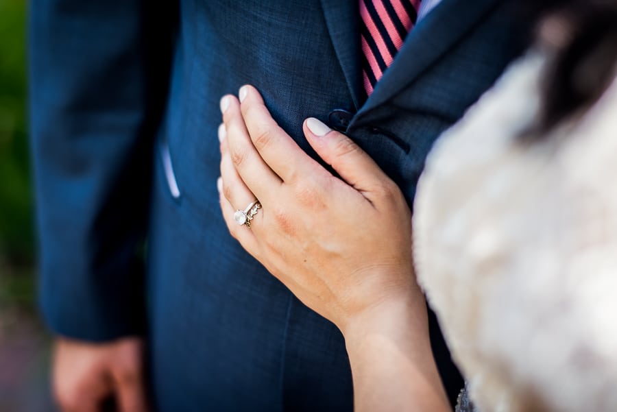 wedding hand bride dress groom