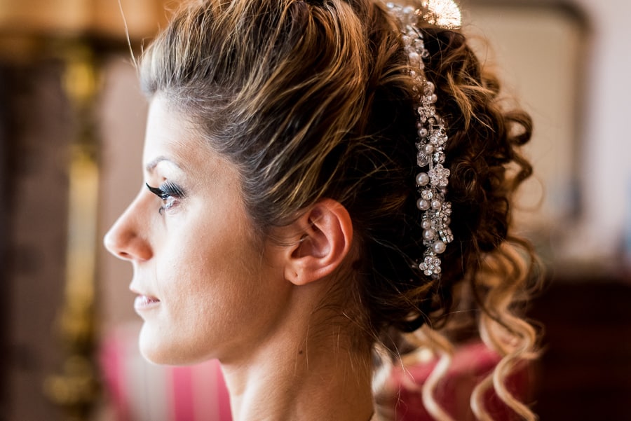 bride hairstyle make up