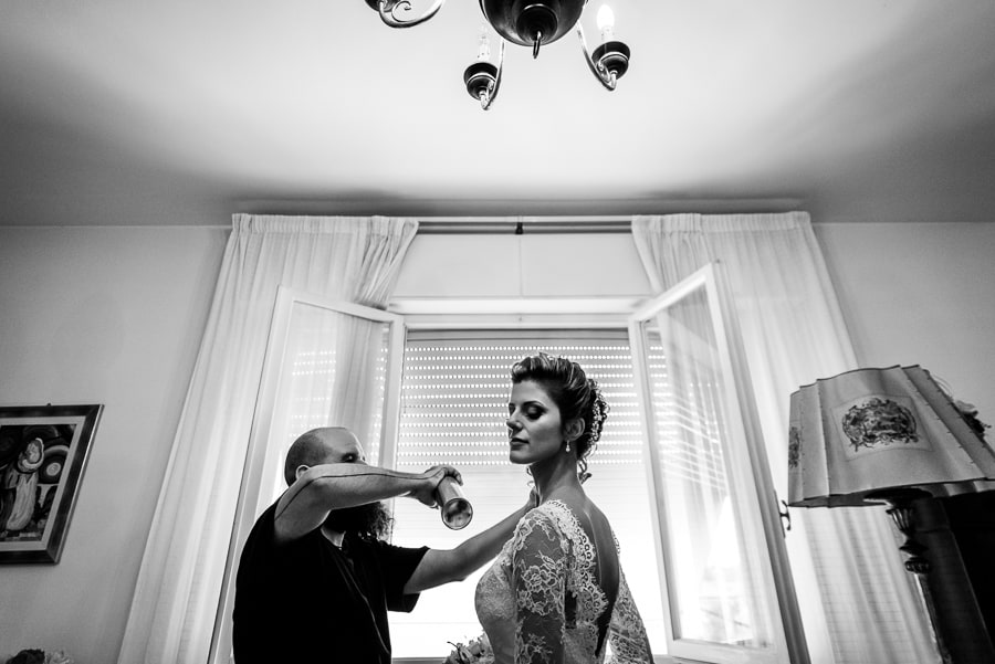 last touch hairdress bride getting ready