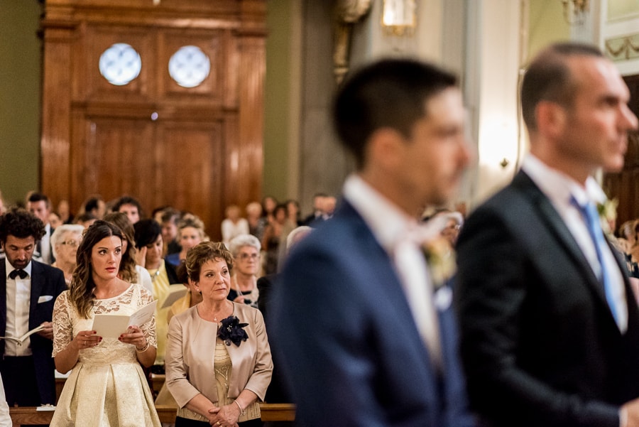 wedding church guests