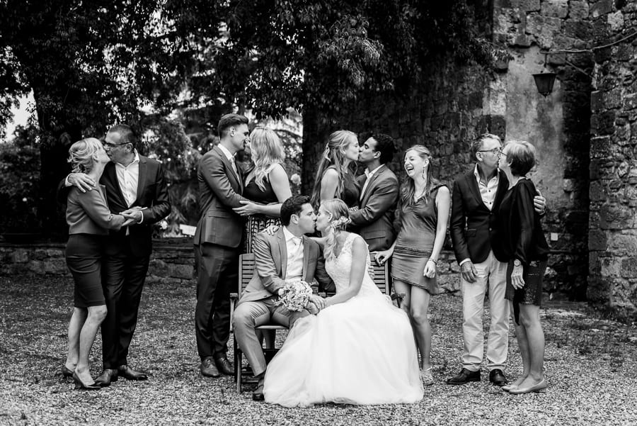 wedding group photo parents bride groom