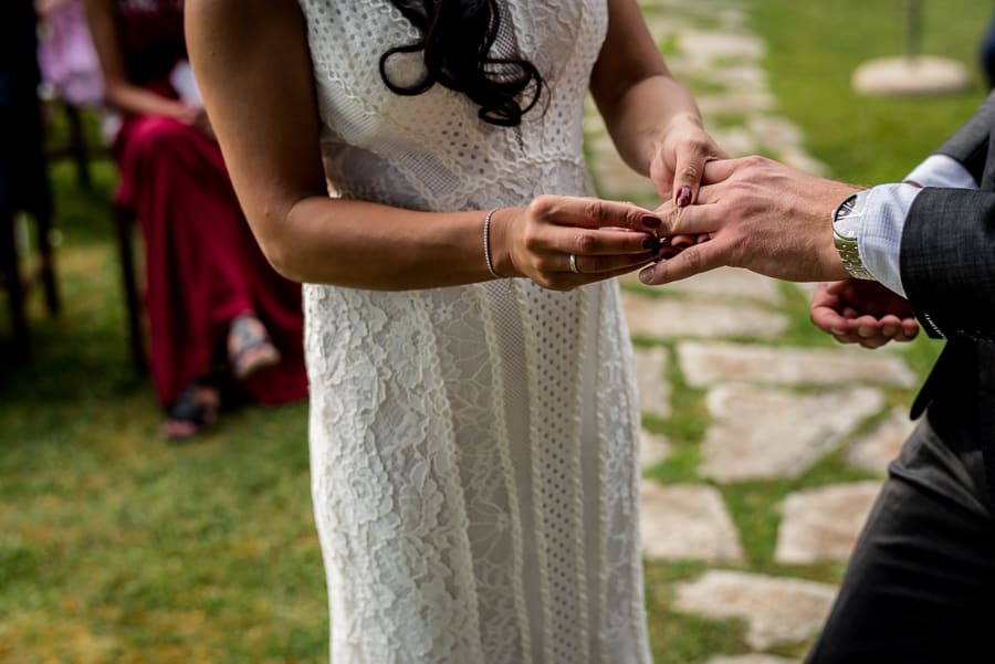 exchanging of the rings wedding