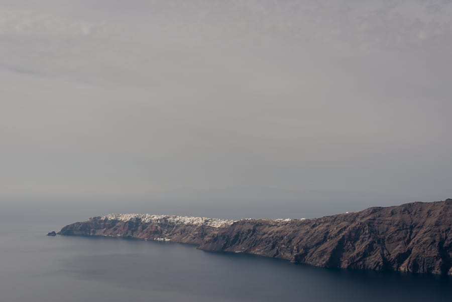view of Oia from imerovigli