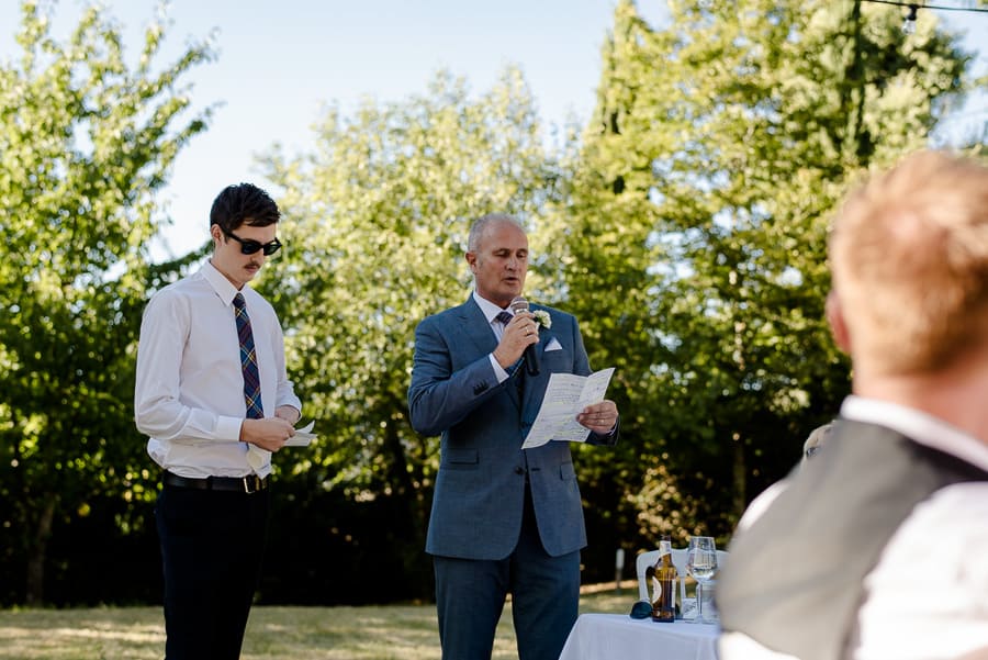 speeches during the dinner