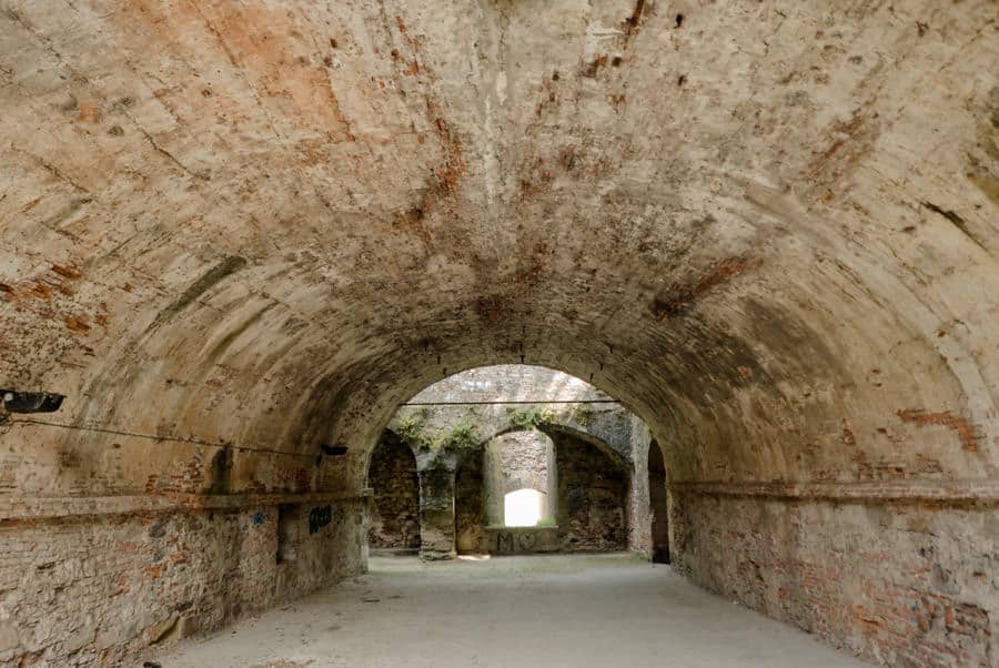 Inside of the walls of Lucca