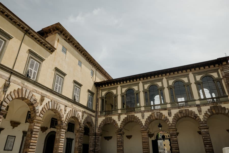 Palazzo Ducale in Lucca Loggia degli Abati