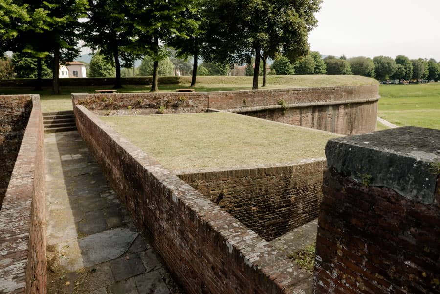 A nice view of the walls of Lucca