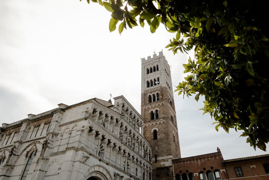 View of the Cathedral of San Martino Lucca