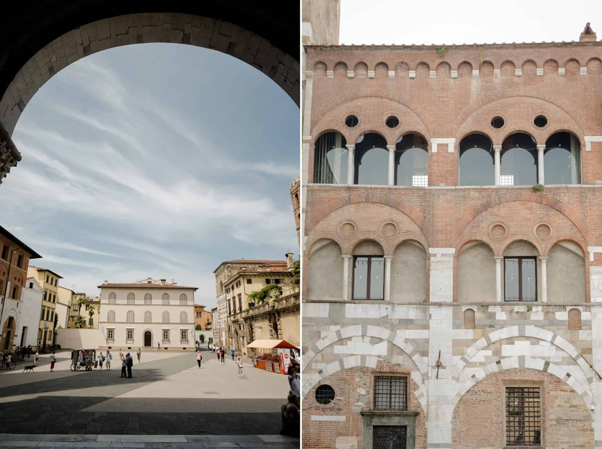 Square of Cathedral of San Martino Lucca