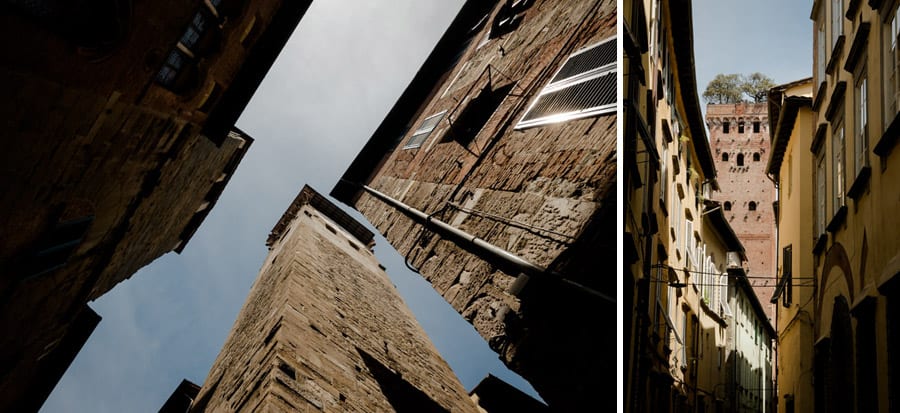 Clock Tower and Guinigi Tower in Lucca