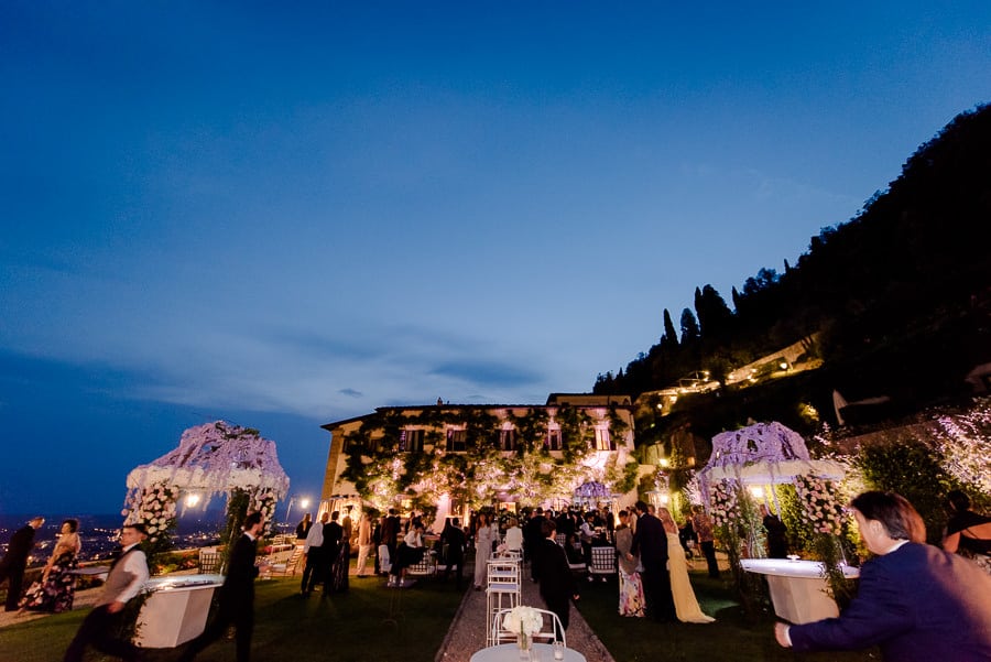 villa san michele wedding decorations