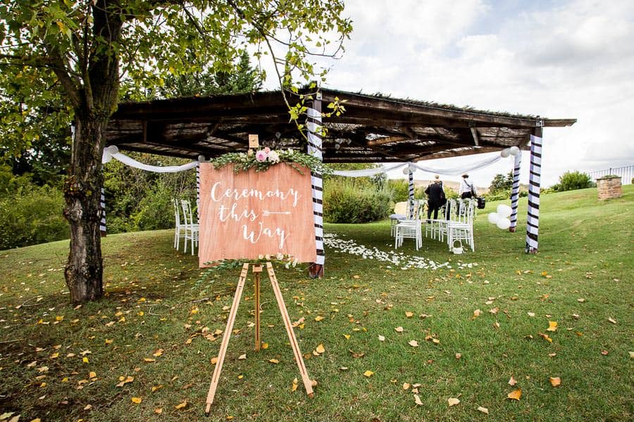 wedding ceremony spot garden borgo della meliana