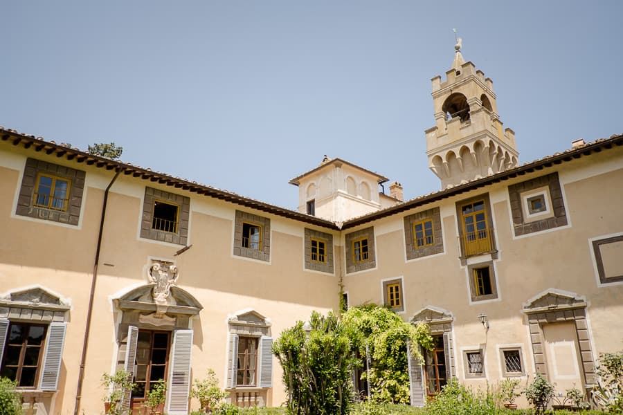 castello di montegufoni garden