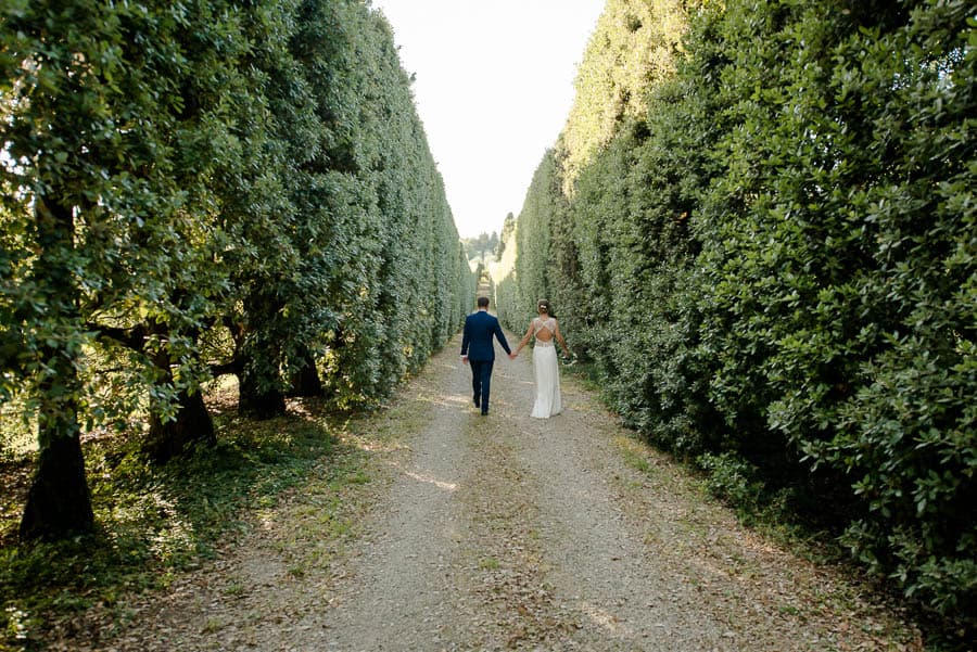 tenuta bichi borghesi wedding couple