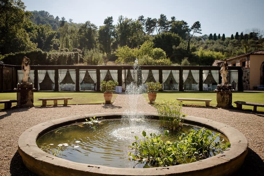 villa bernardini fountain