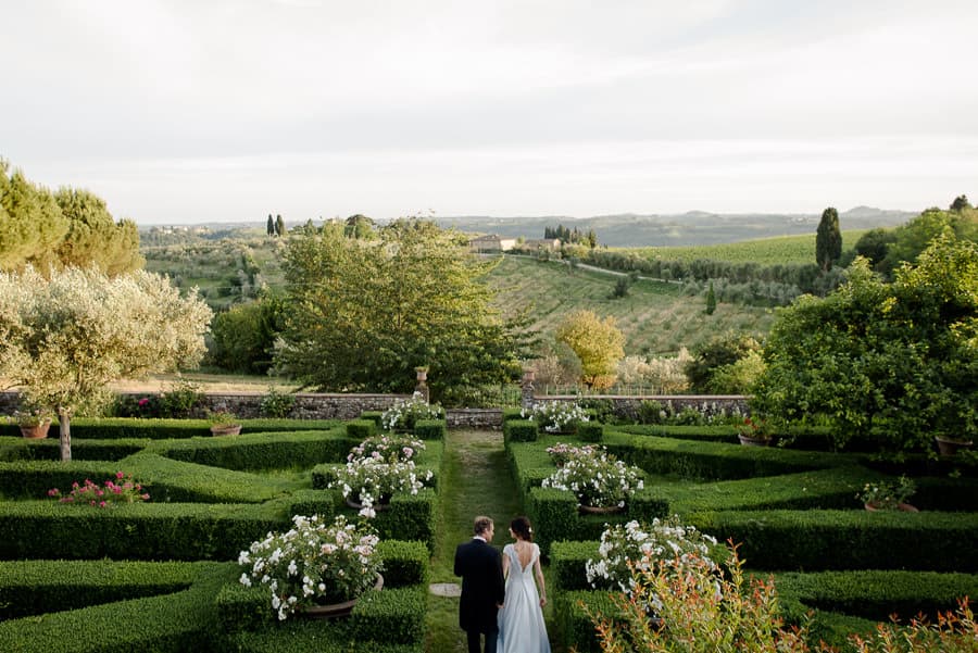 villa le corti italian garden