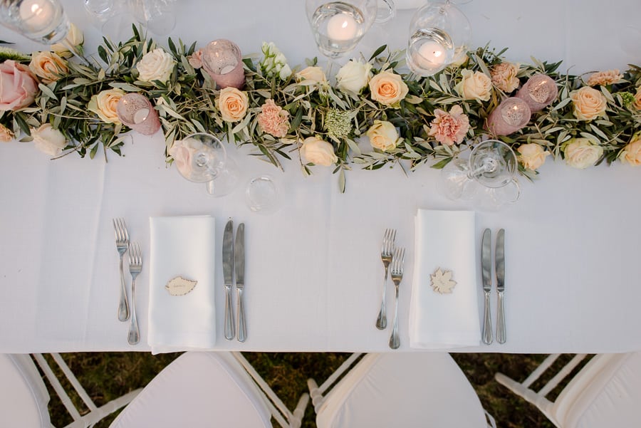 wedding decorations table details