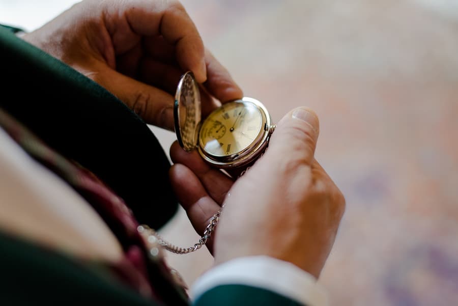 pocket watch wedding