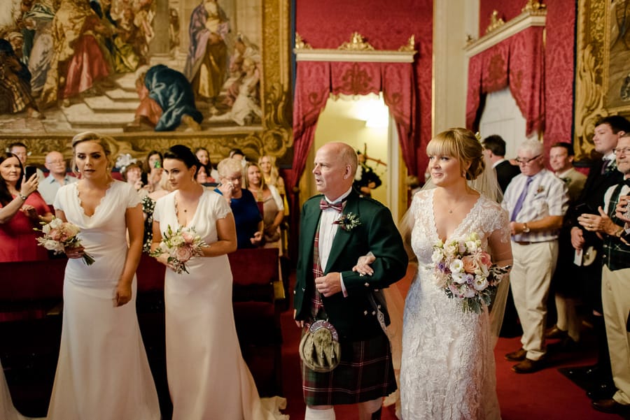 here comes the bride in the red hall palazzo vecchio