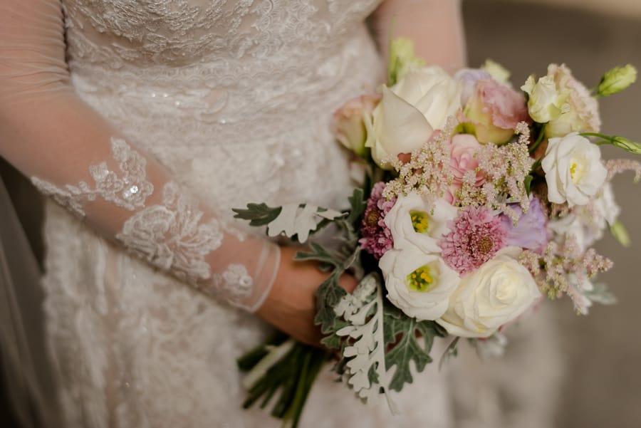 bridal bouquet detail