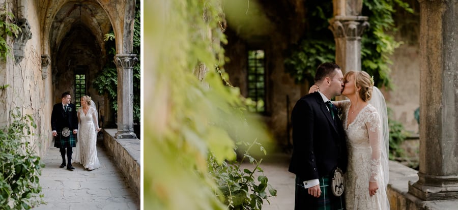 bride and groom intimate vincigliata castle florence