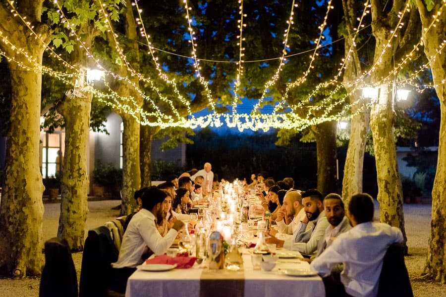 Indian dinner table at villa daniela grossi lucca