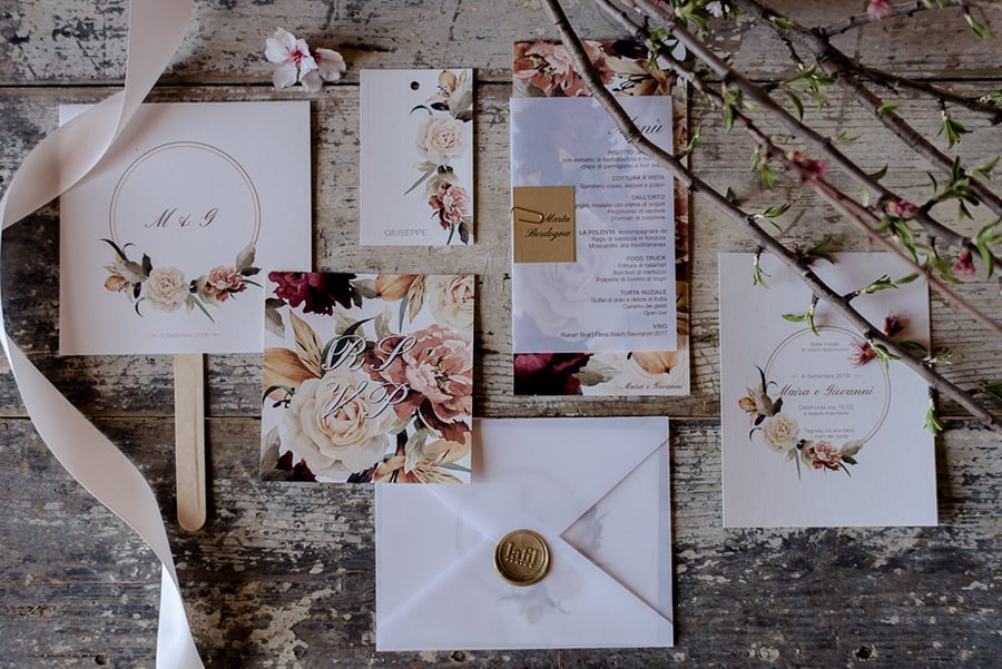 Tuscany Wedding Styling Ideas and Inspiration stationery