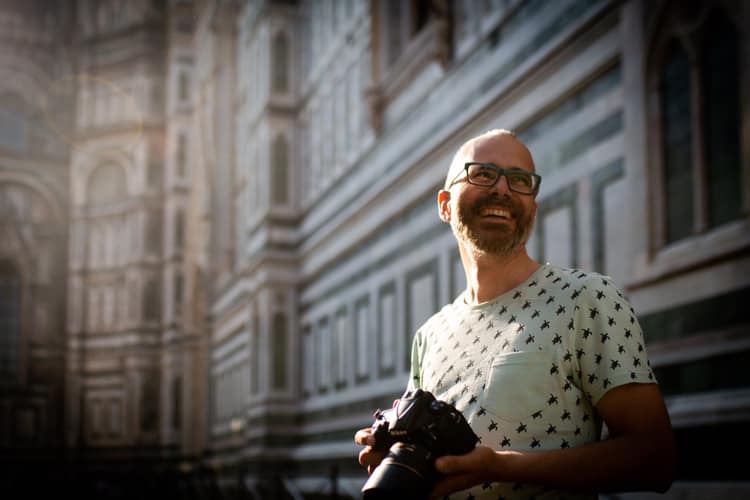 enrico buggiani wedding photographer with florence in background