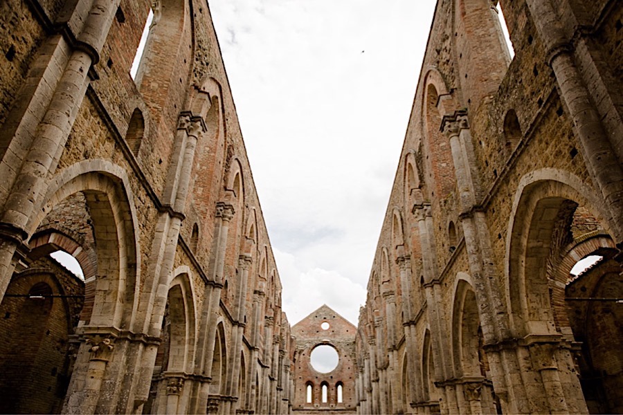 san galgano abbey roof photo