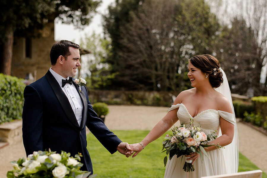 Ceremony elopement at Villa Le Fontanelle