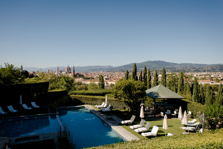 panoramic view of florence from villa la vedetta