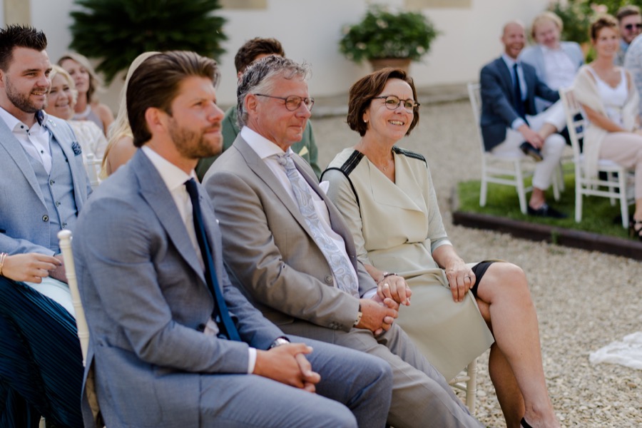 wedding ceremony at Tenuta di Pratello Country Resort