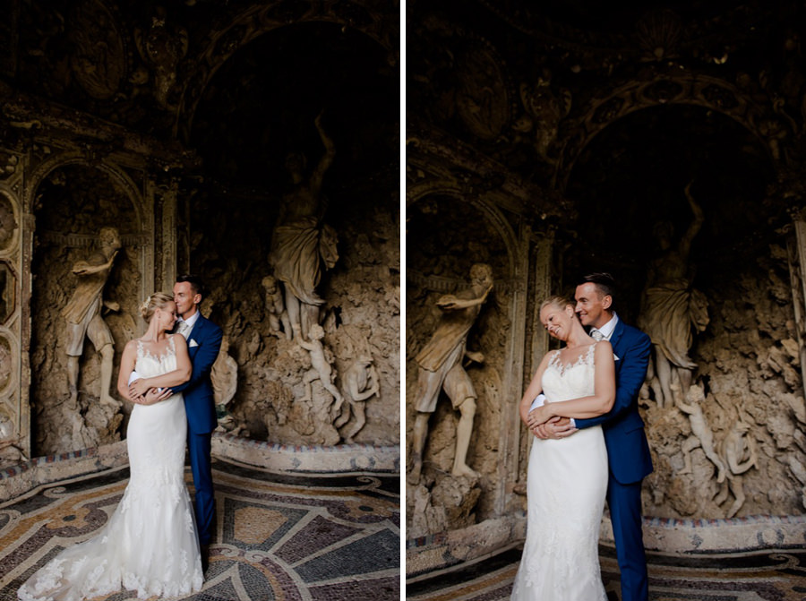 wedding portrait at montegufoni castle