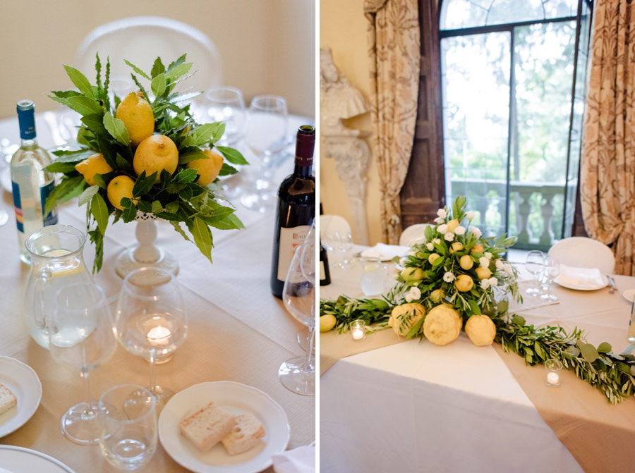 wedding table setting